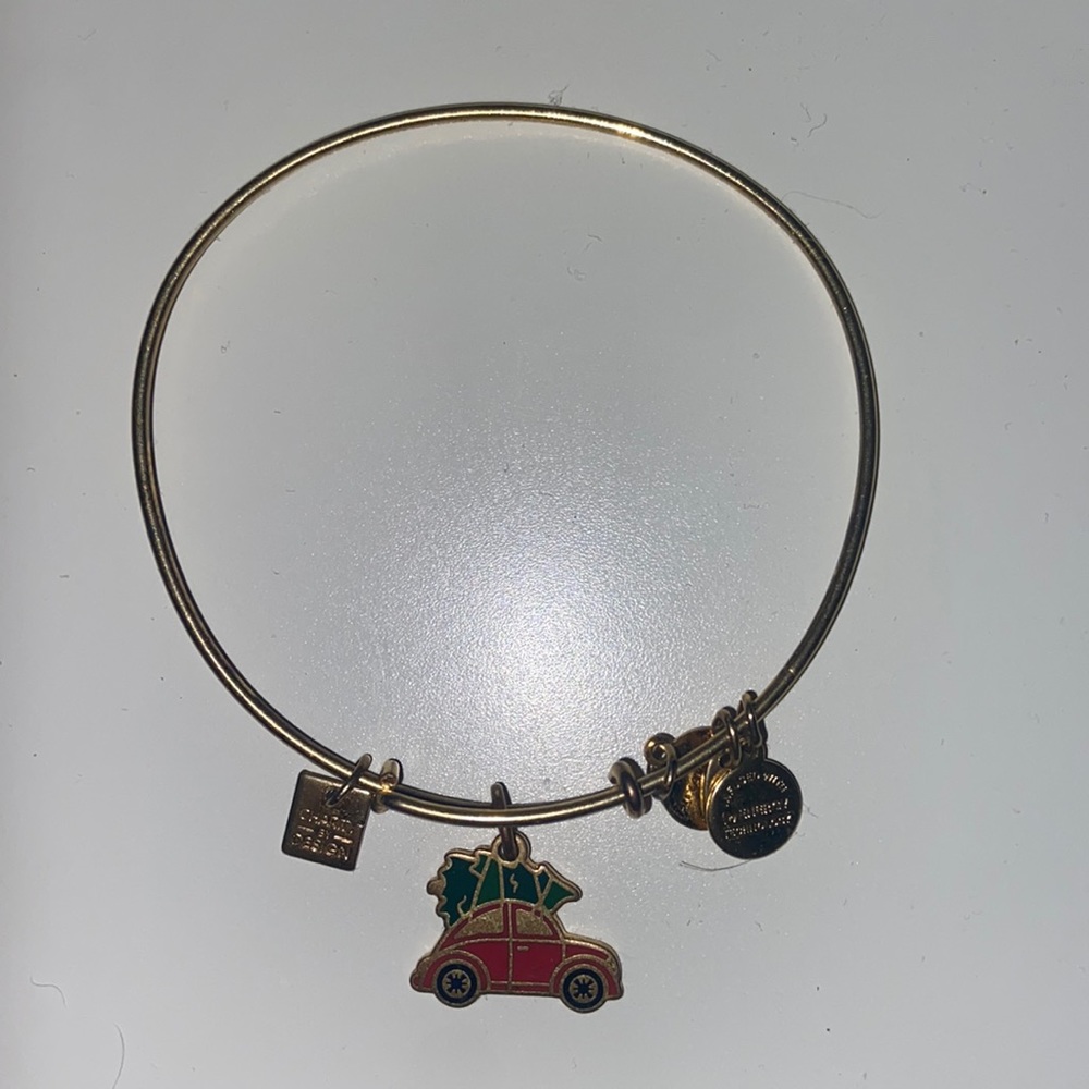Alex and Ani beetle Christmas bracelet
